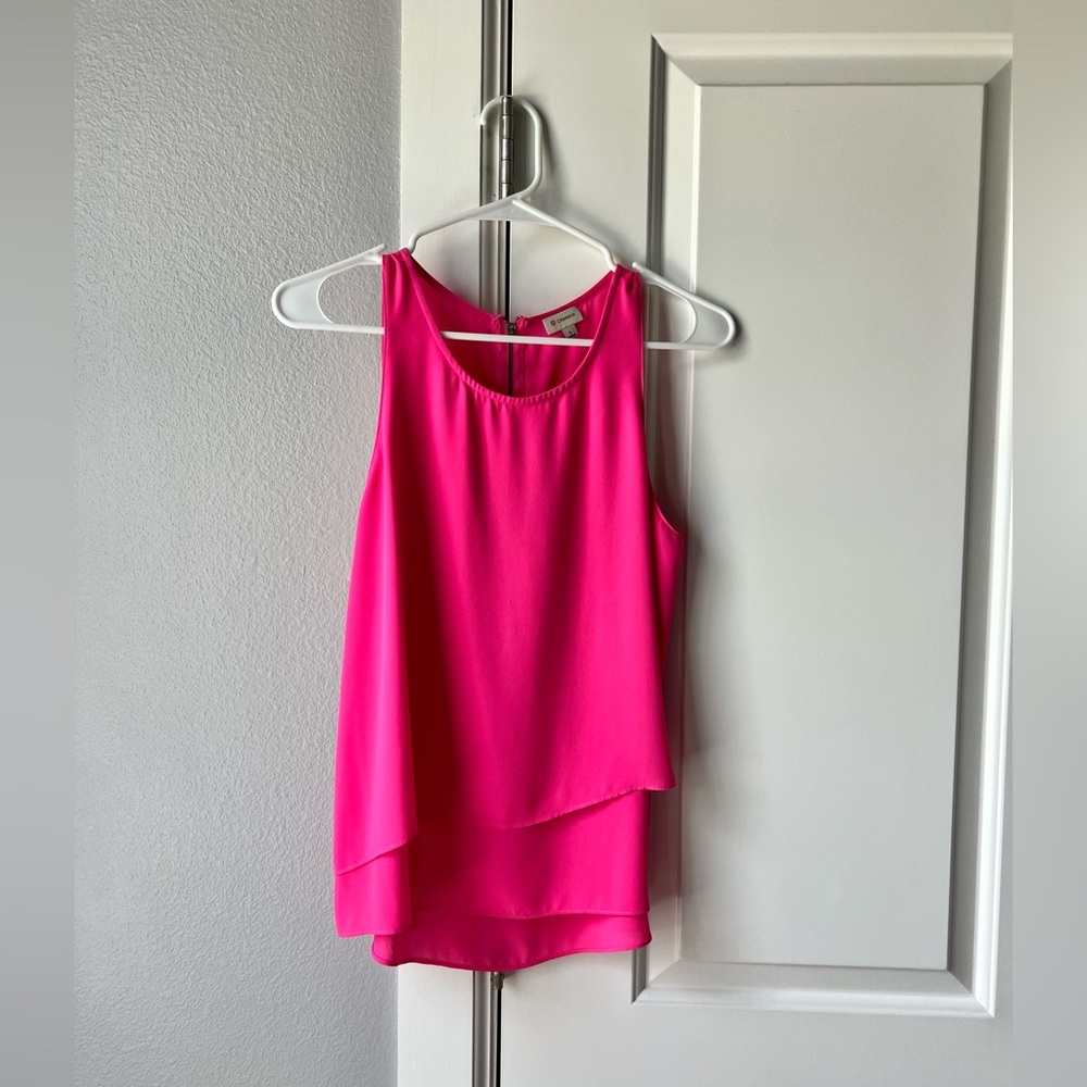 {Cremieux} Layered Ruffle Tank